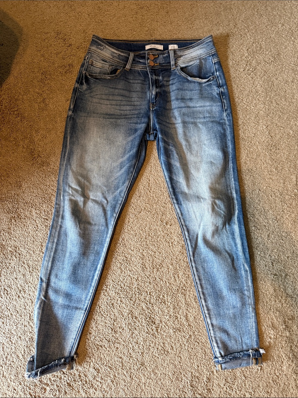 Women’s Mid Wash Kancan Signature Skinny Jeans - Blue